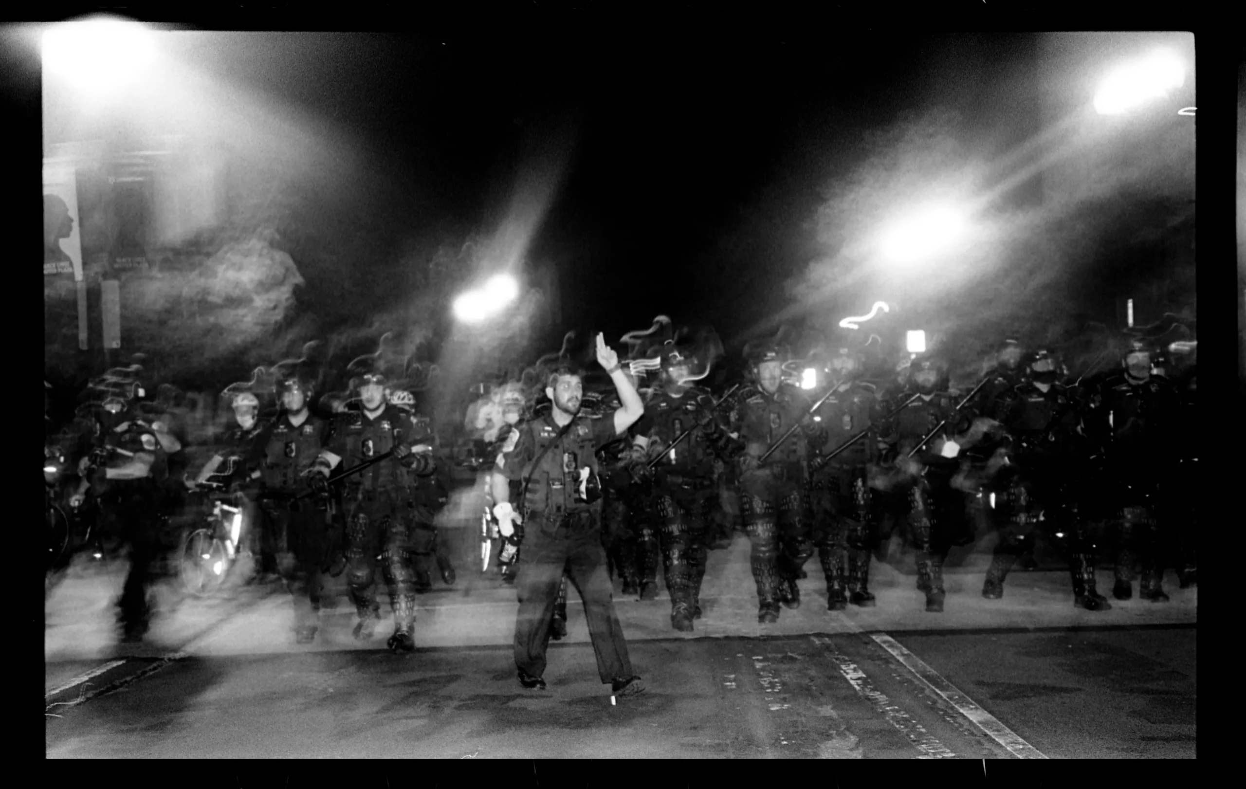 august 2020 riot police