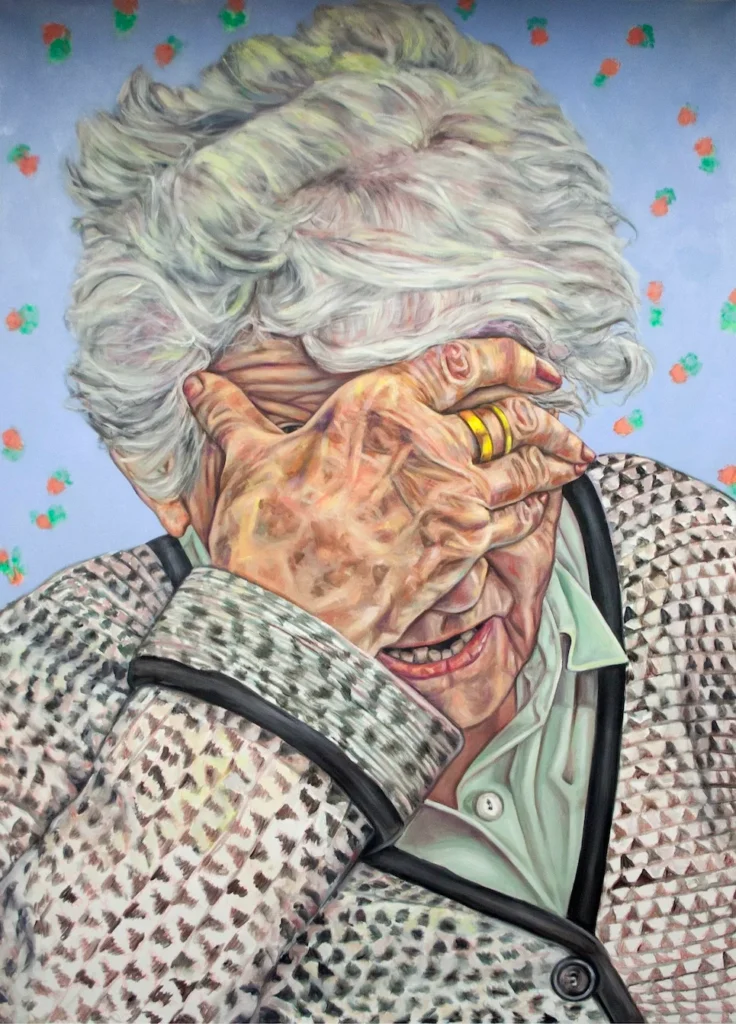 Else at 94 else at 94 86x62 in. oil alkyd on canvas 2017
