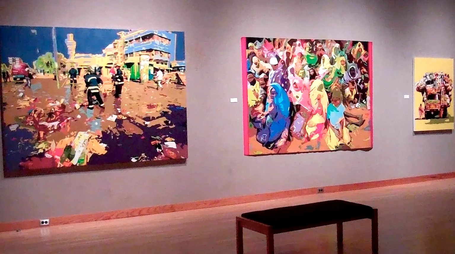 install.war and peace show moravian univ. 2015