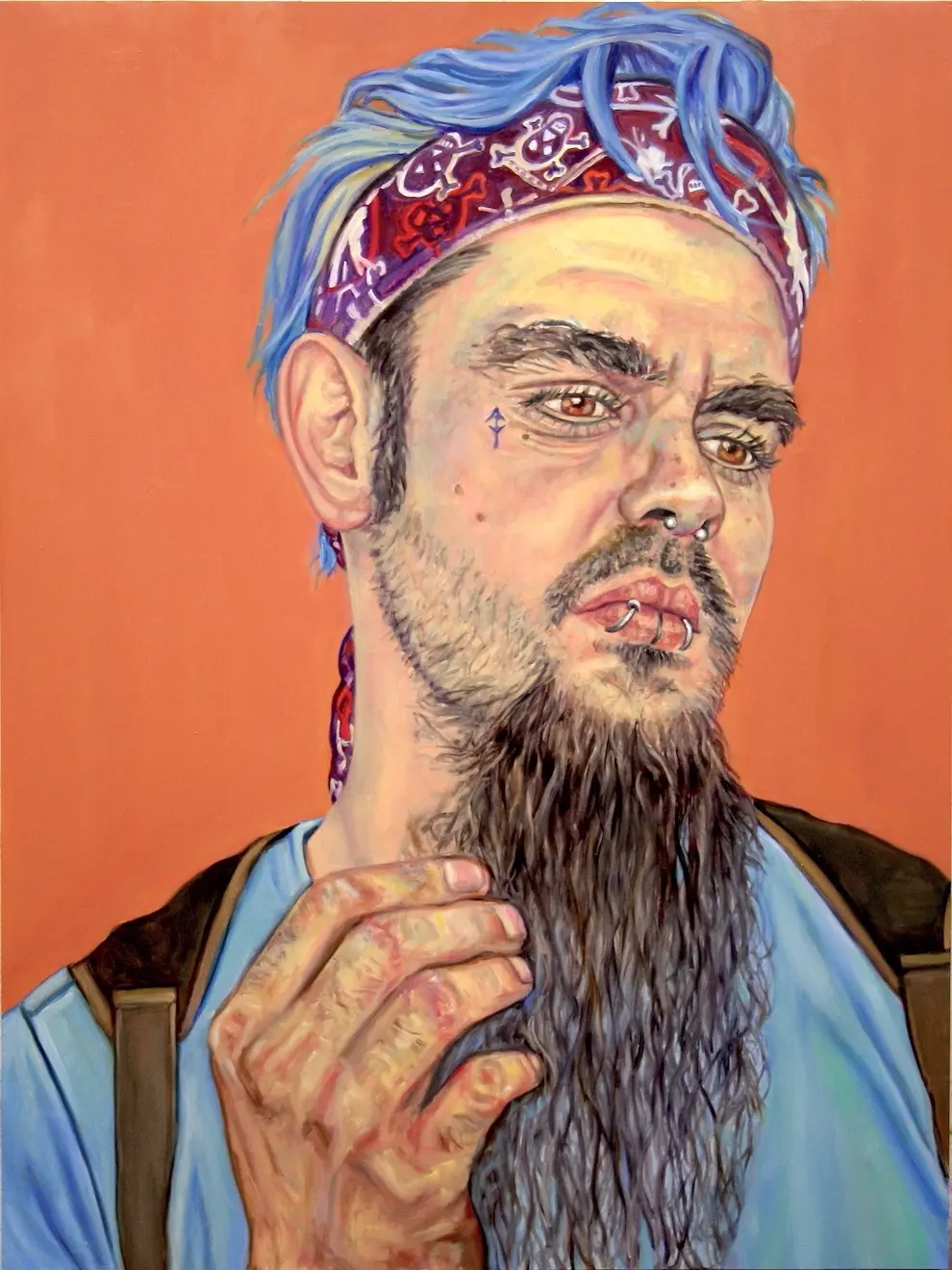 jason 48x36 oil alkyd wood 2022