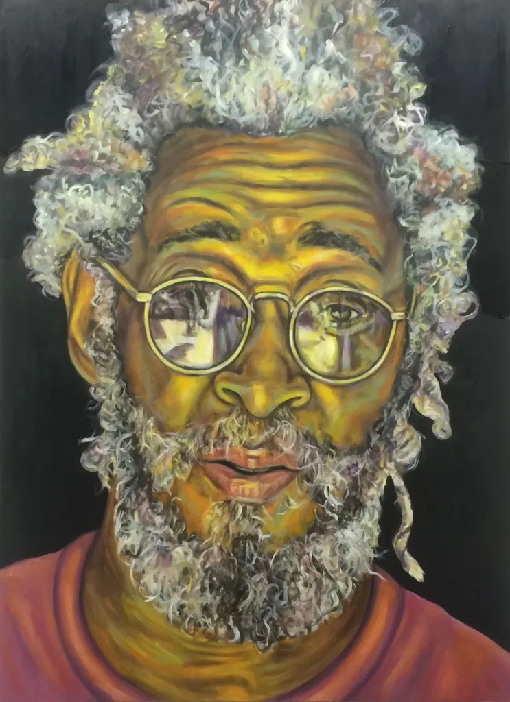 Spencer spencer 48x36 oil alkyd wood2017