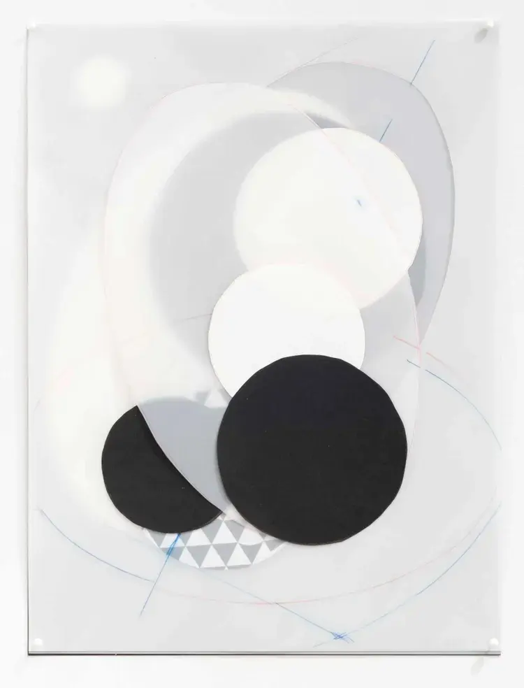 Black & White Circles valentinemuseumofart carl hazlewood black white circles