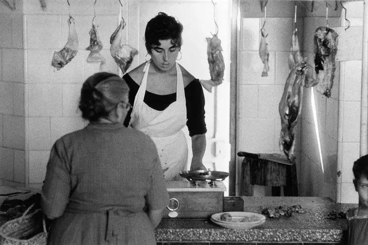 Butcher Girl valentinemuseumofart hugh bell butcher girl 1957