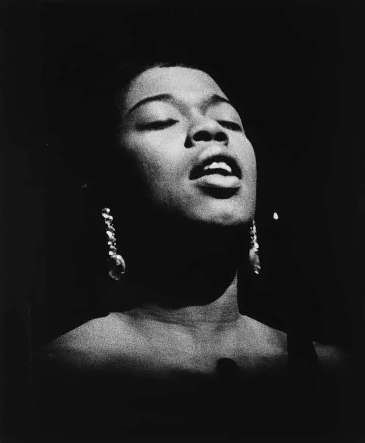 Sarah Vaughn valentinemuseumofart hugh bell sarah vaughn 1955