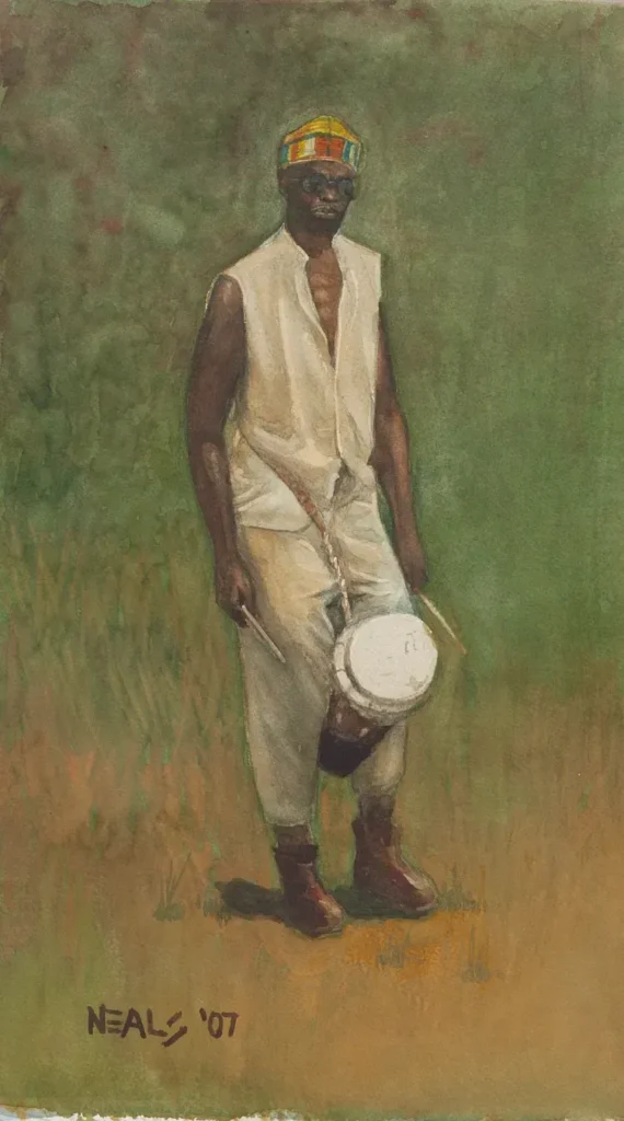 Tall drummer valentinemuseumofart otto neals tall drummer 2007
