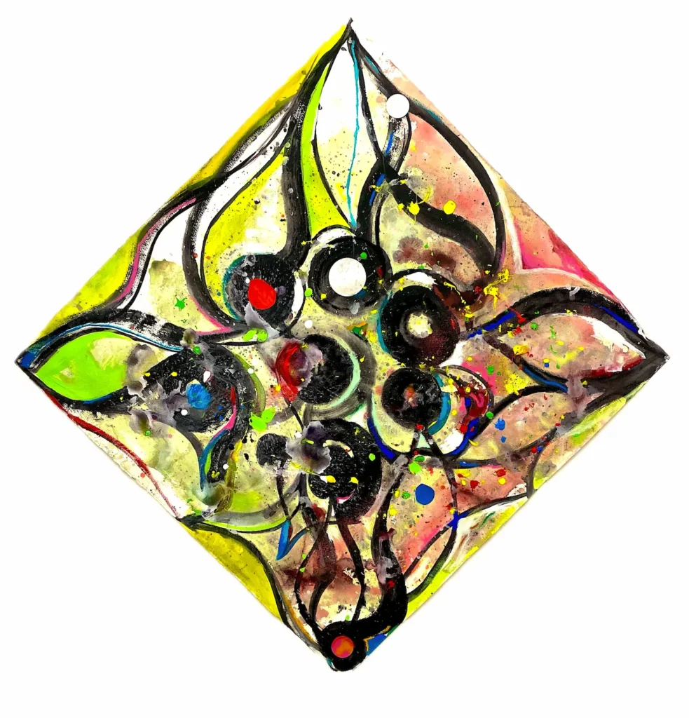 hazlewood 1 blackhead burgeoning 72x72ins acrylic collage mm on arches (1)